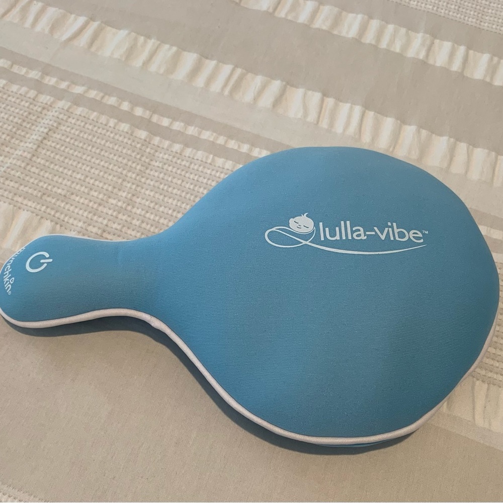 Lulla-vibe vibrating mattress pad sleep soother